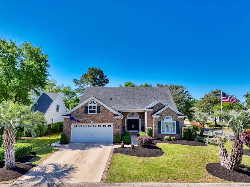 Corner, cul-de-sac lot, professionally landscaped.