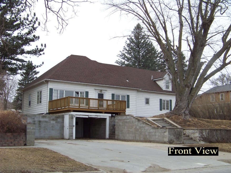 frontal view