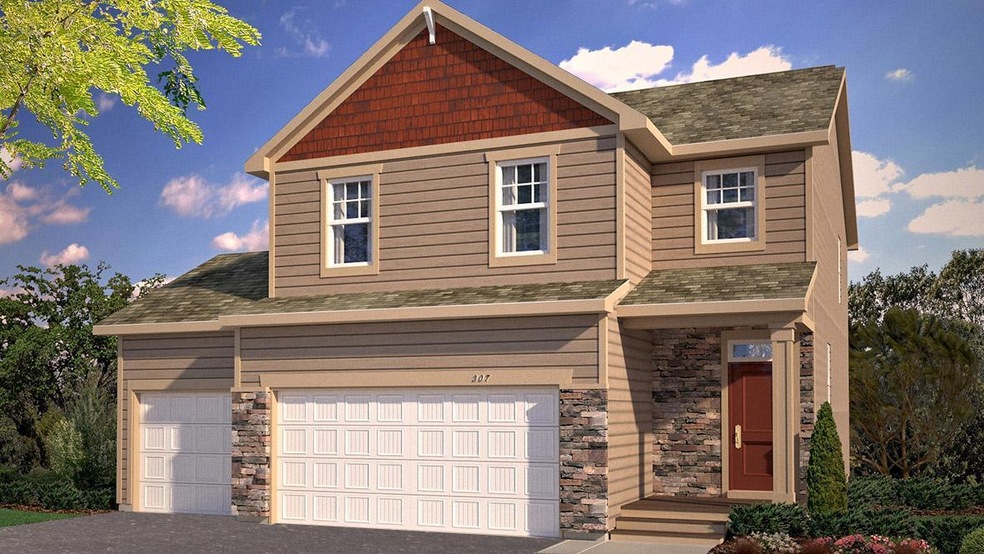 New construction at its finest! Lovely curb appeal on this home.   **This is a rendering of the elevation and NOT the actual color of the home.