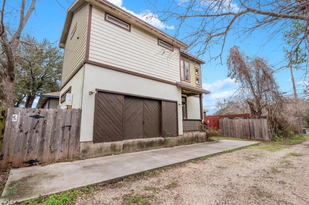 View of home's exterior featuring stucco siding a