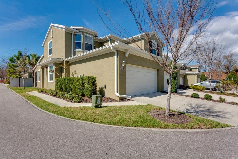 Beautiful newer end unit town home on corner lot.