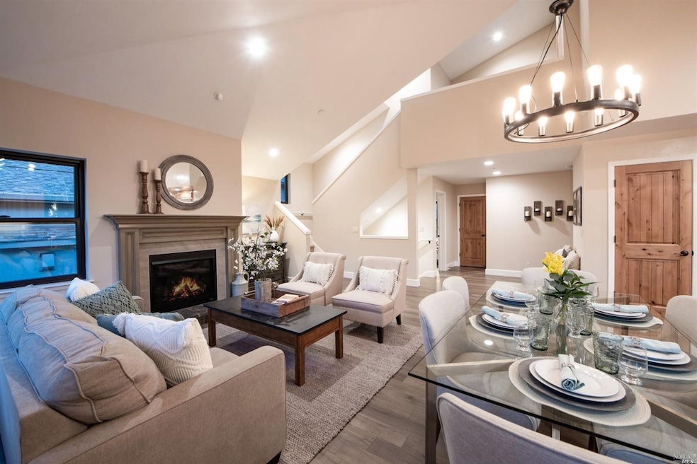 Fireplace with Custom built Alder & Marble surroun