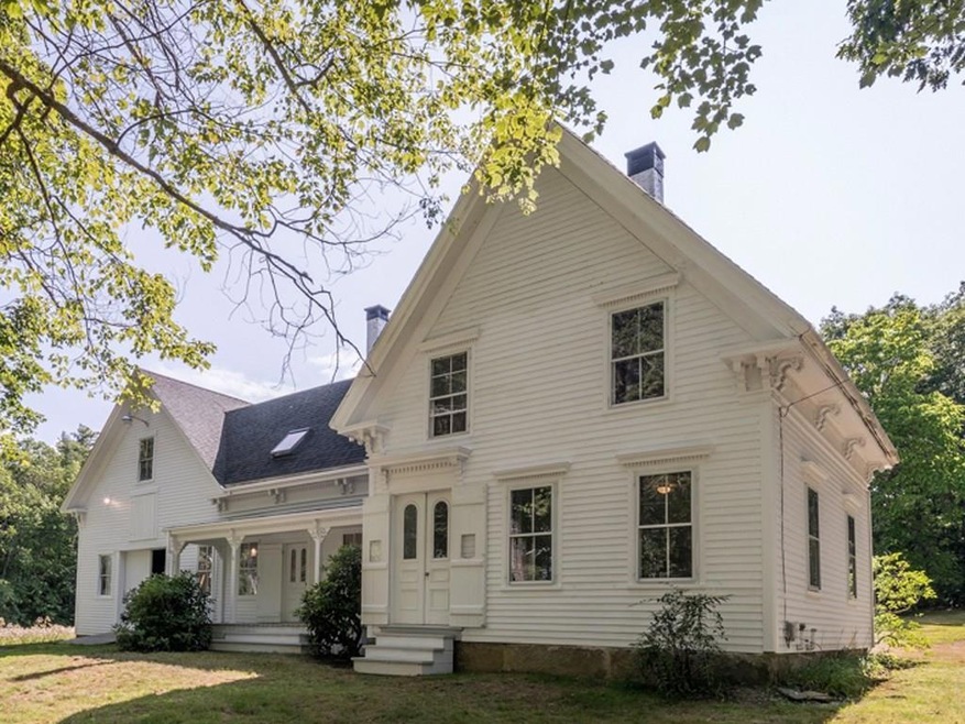 A gracious Victorian farmhouse on a...