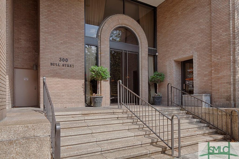 Entrance to the only condominium complex with 24 h