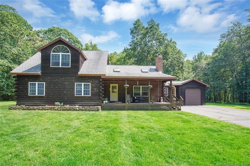 Exceptional custom log home
