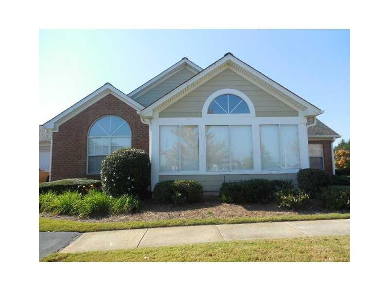 Exterior Front. PRETTY WINDOWS!