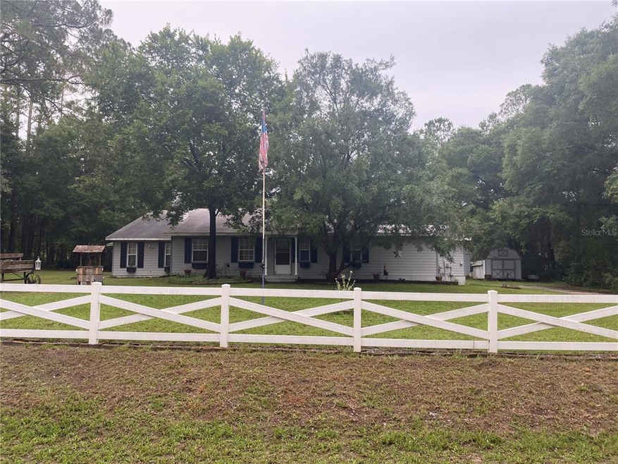 Looking from the road to the front of the home