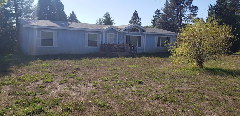 large front, fenced yard