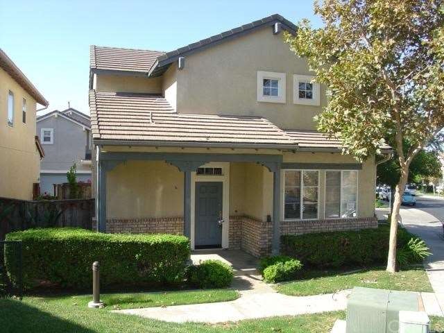 Home is a corner zero lot line location