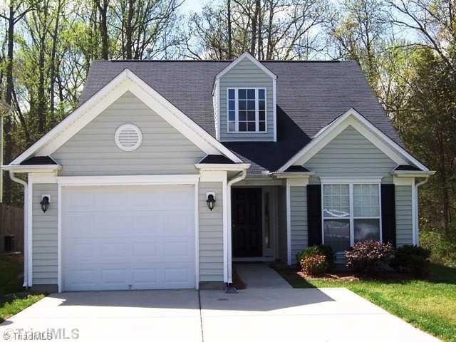 Exterior Front. This attractive home is the last home on the street providing extra privacy.