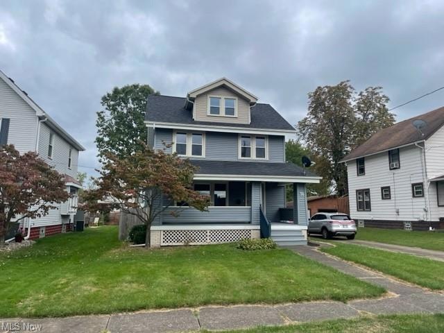 Spacious, covered front porch