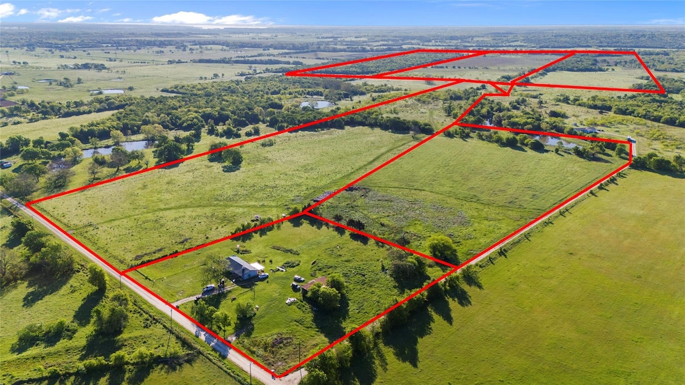 Bird's eye view with a rural view