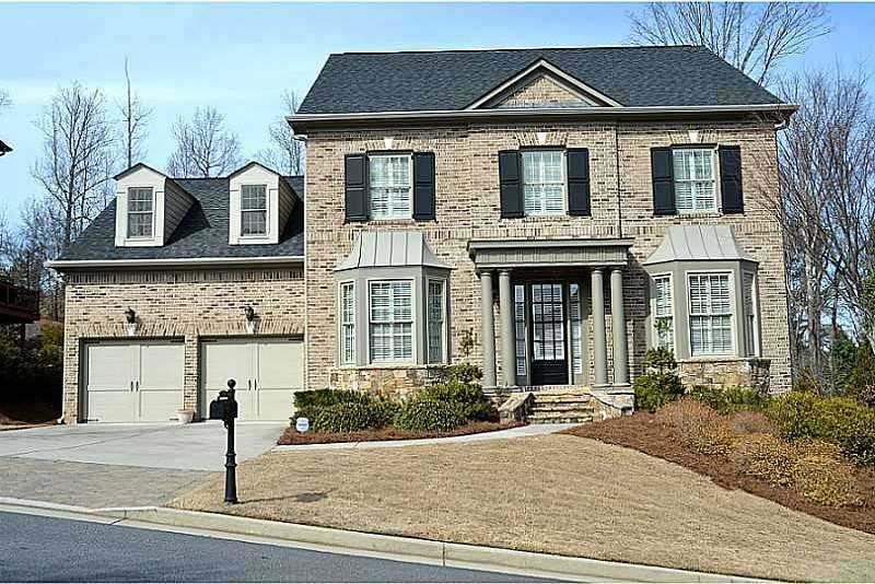 Exterior Front. Brick and stone beauty.  5 years y