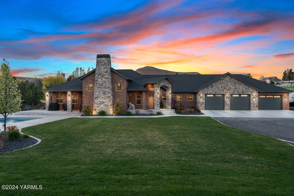 Front of Home in the Evening