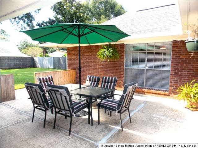 Great patio for entertaining