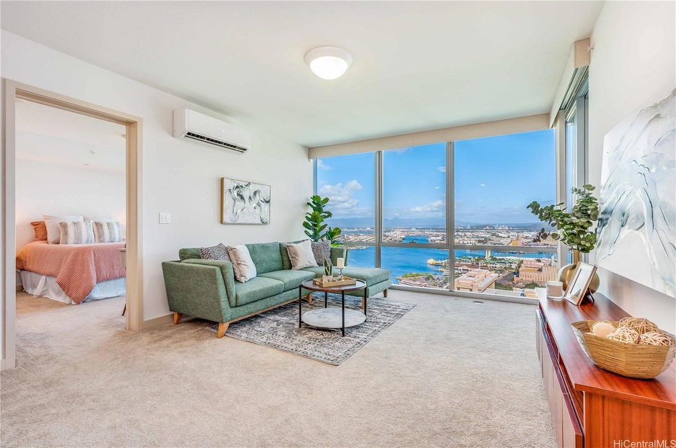 Floor to ceiling windows provide wonderful views