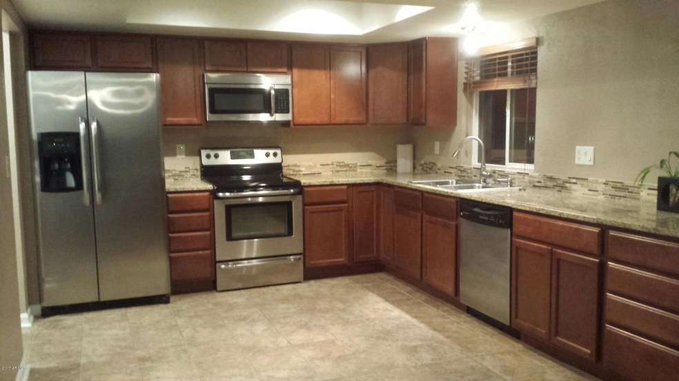 Kitchen with stainless appliances