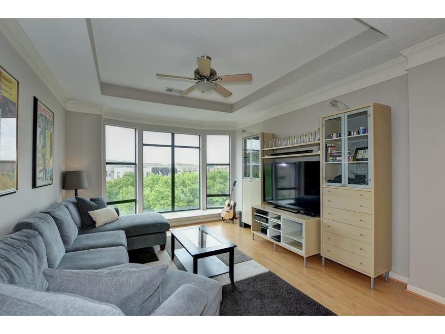 Tons of natural sunlight through a huge bay window