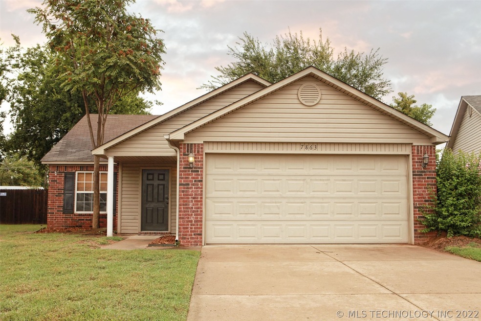 Brick home with nice curb appeal