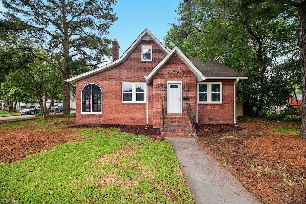 BRICK BUNGALOW on Corner Lot