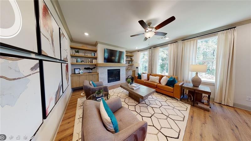 Not actual home. Photos of Wesley model home.