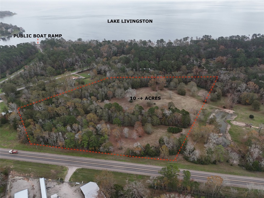 10-+ acres. Great location build a new home or a b