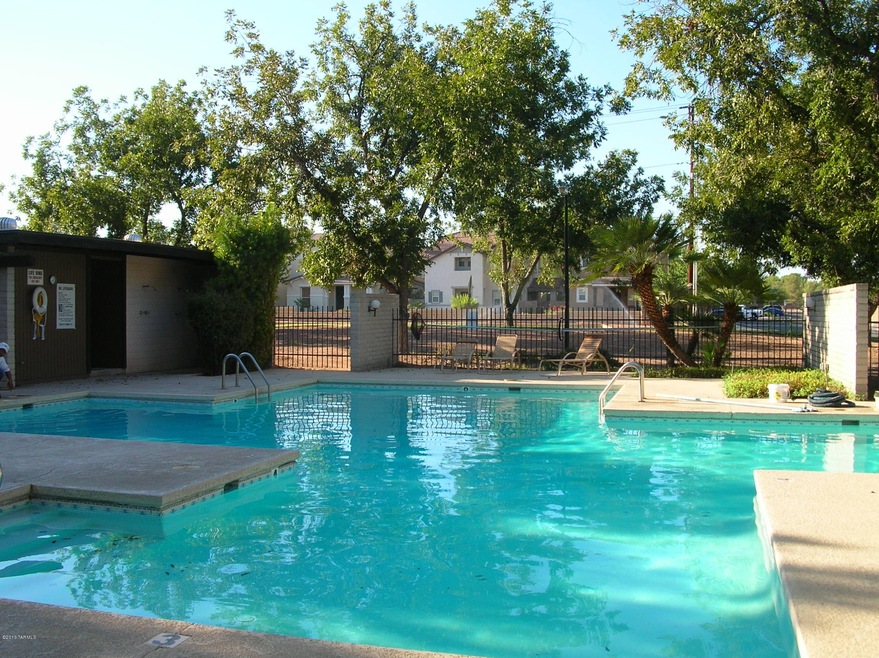 Huge community pool