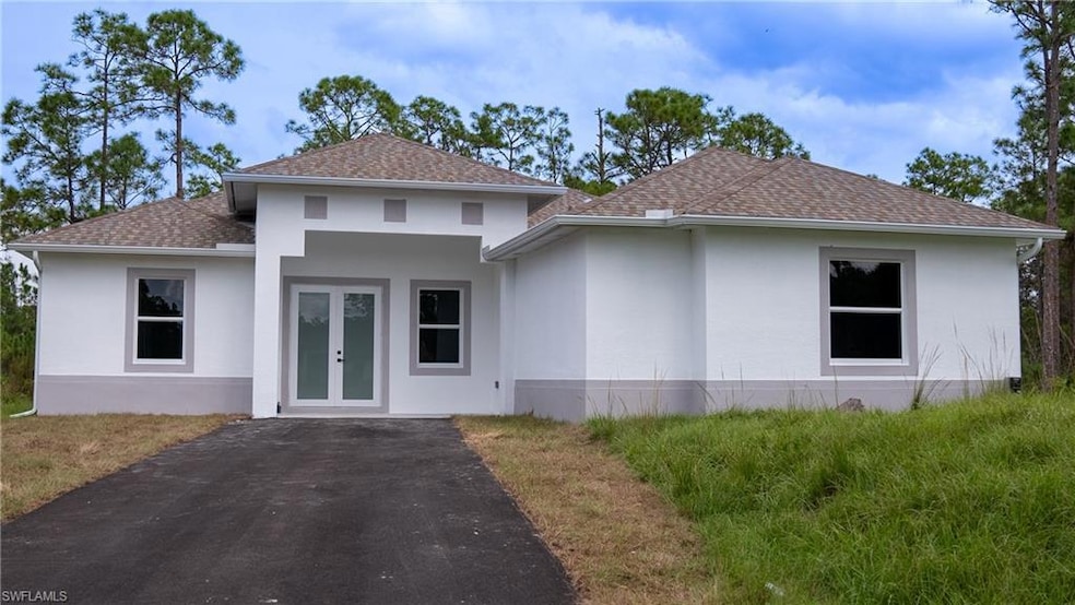 Model HomeView of front facade with french doors
