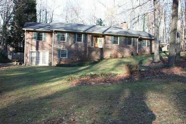 Exterior Front. 4  sided brick RANCH