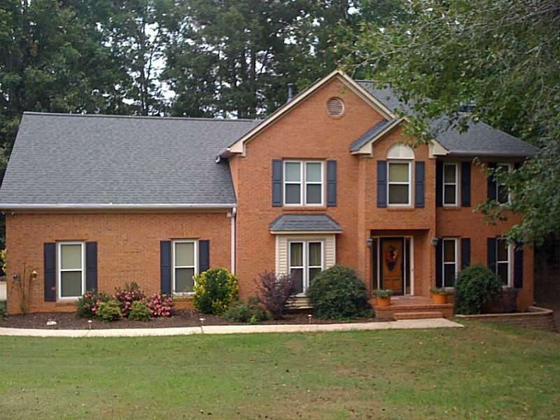 Exterior Front. Traditional Brick Front Home