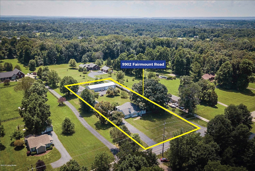 9902 Fairmount Road Layout