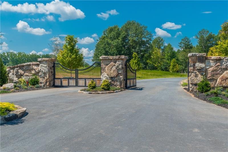Gated entrance to River's Edge Milton Community