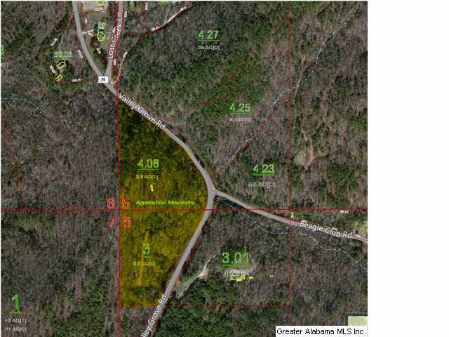 Property is two parcels that are heavily wooded.