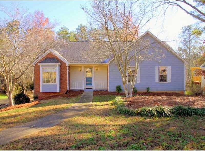 Exterior Front. Charming ranch on extra large home