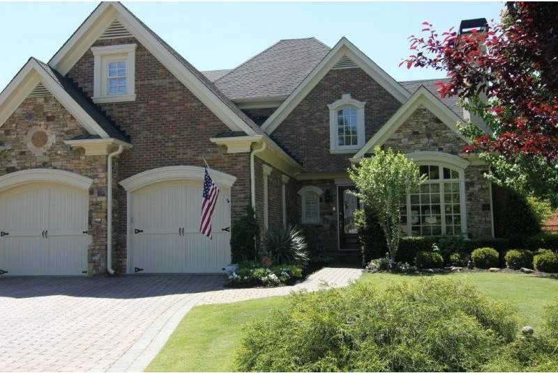 Exterior Front. BEAUTIFUL BRICK AND STONE EXTERIOR