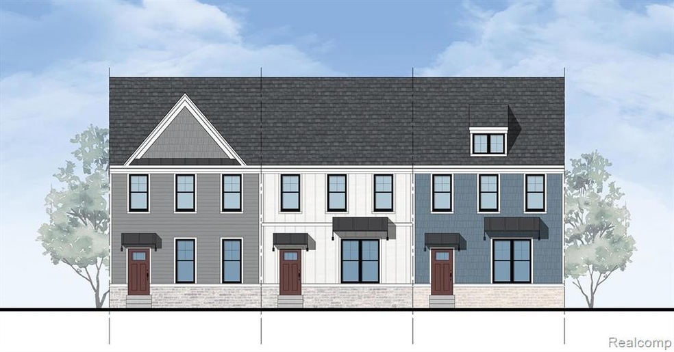 North Oaks Townhomes 135 exterior rendition