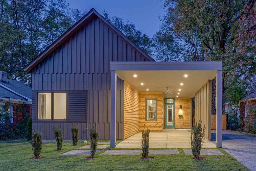 Covered front porch and gated parking!