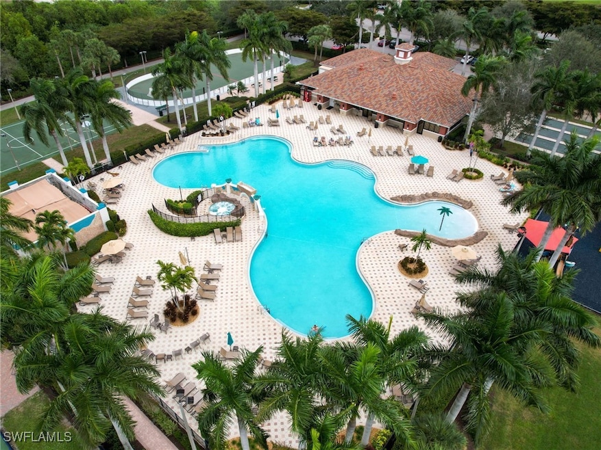 Aerial View of Pool Area