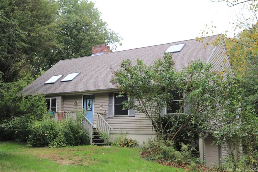 Front of home showing three skylights - two in the