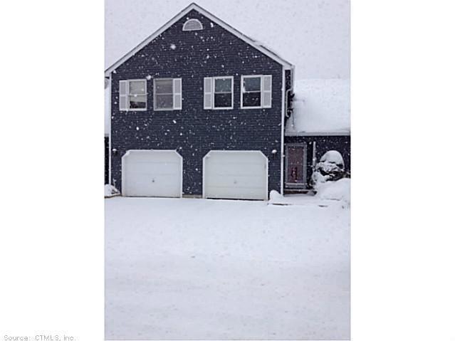 Exterior Front. On a nice snowy day
