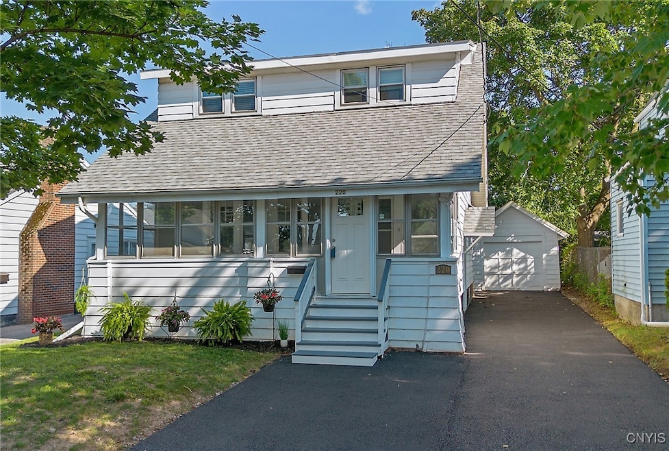 Approaching this pristine home on a quiet stretch