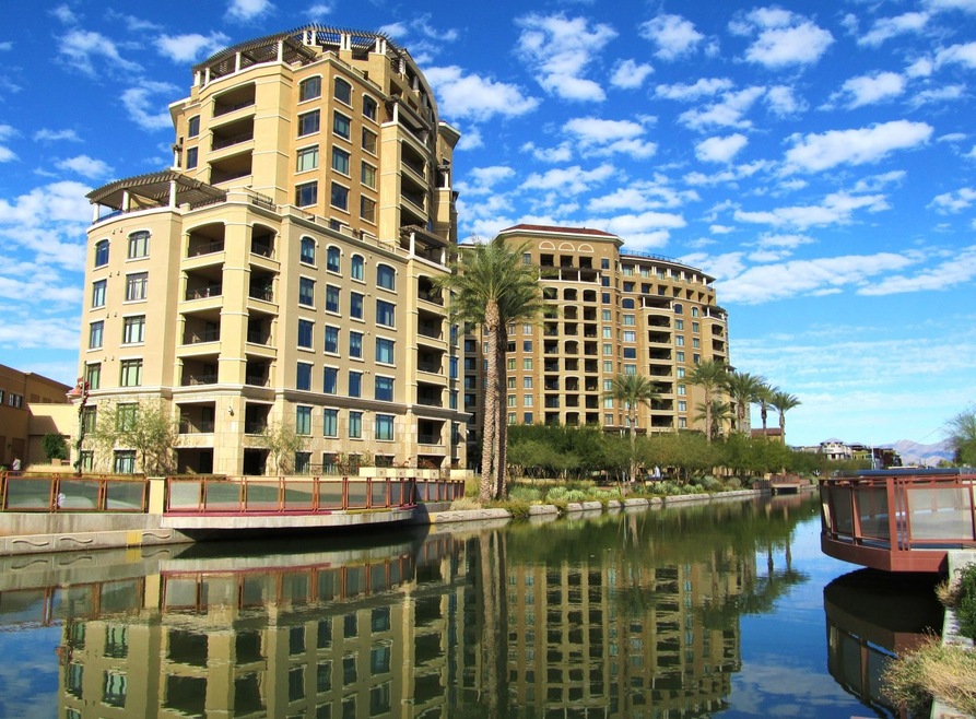 Waterfront canal