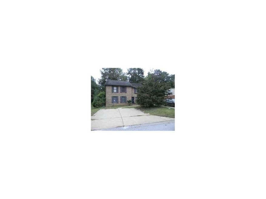 front side of Unit A & Parking