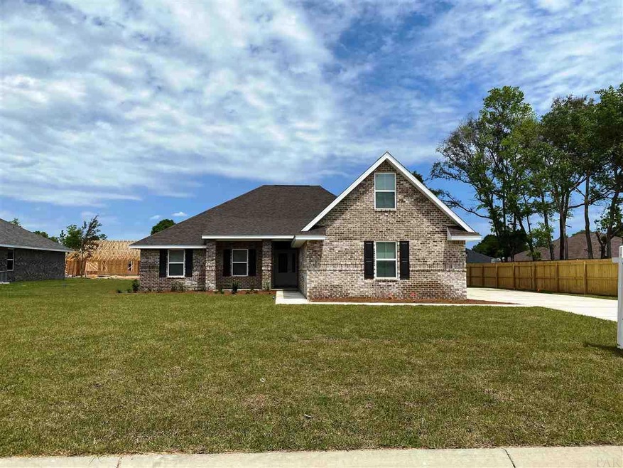 Wonderful 4/2 plan with a side load 3-car garage.