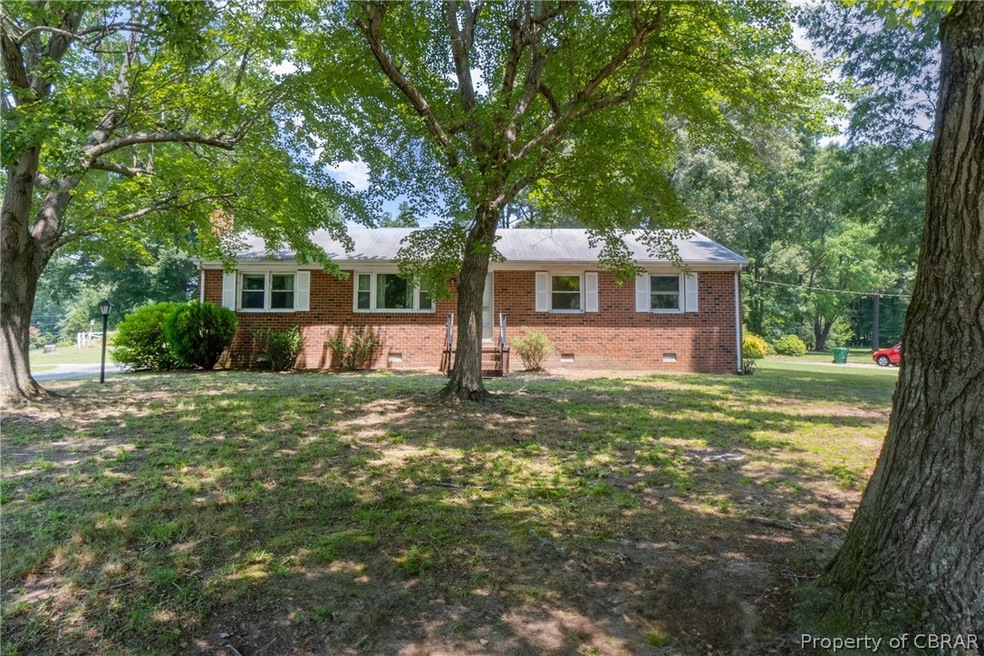 View of front of home with a front yard
