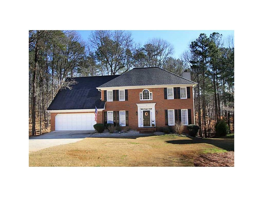 Exterior Front. Brick and Hardiplank traditional o