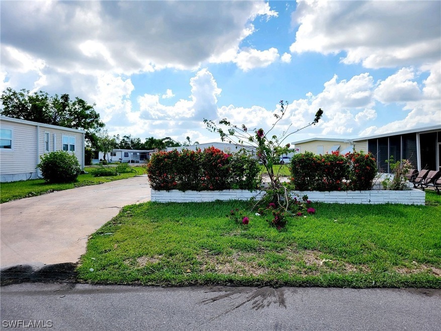 Front of lot