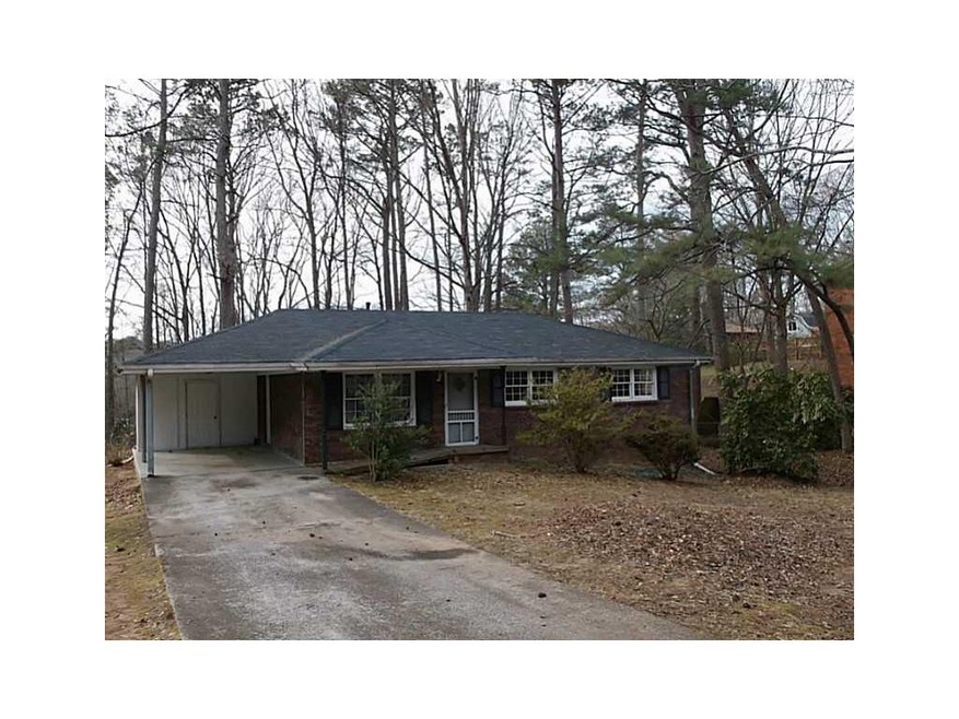 Exterior Front. Four sided brick ranch for easy ex