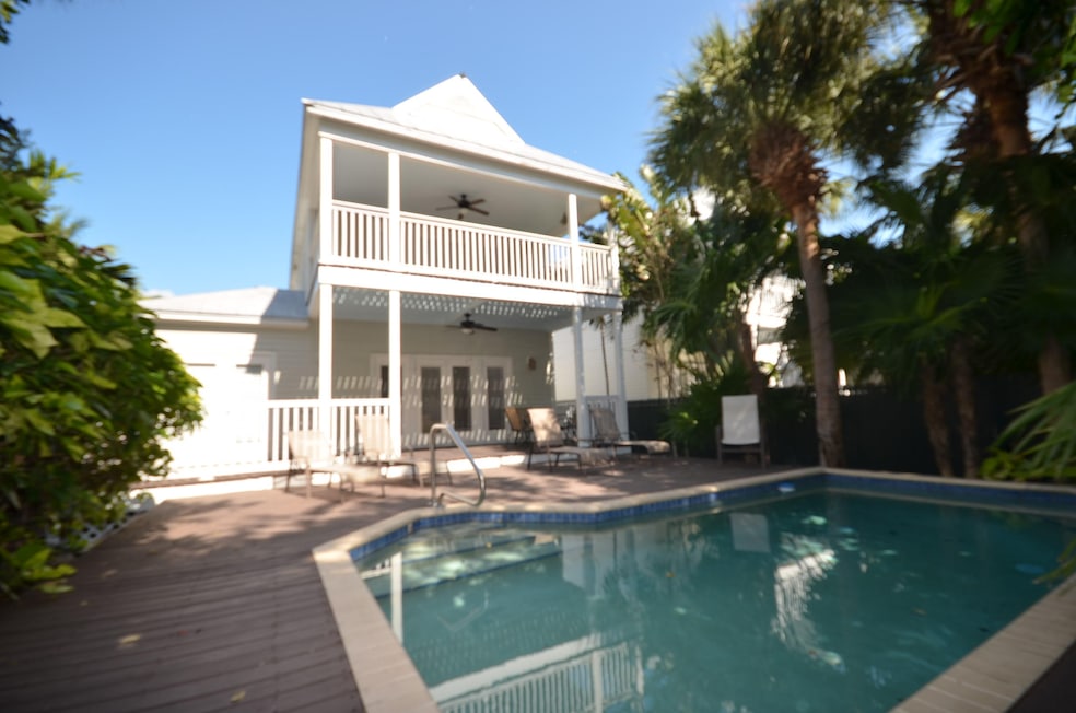 Back View of Home and Pool