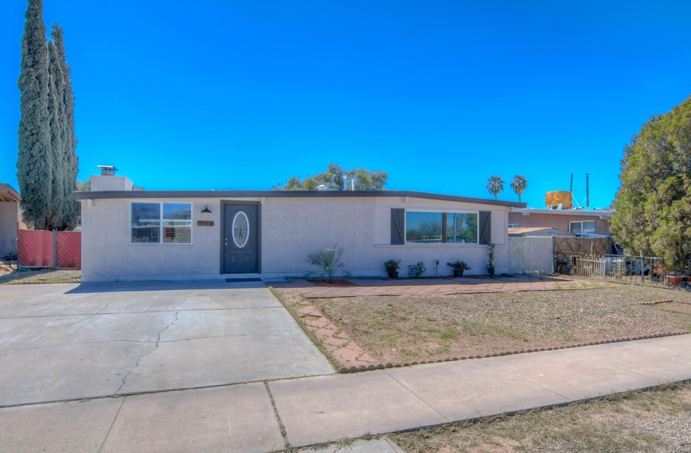 Front View with 2 Car Driveway